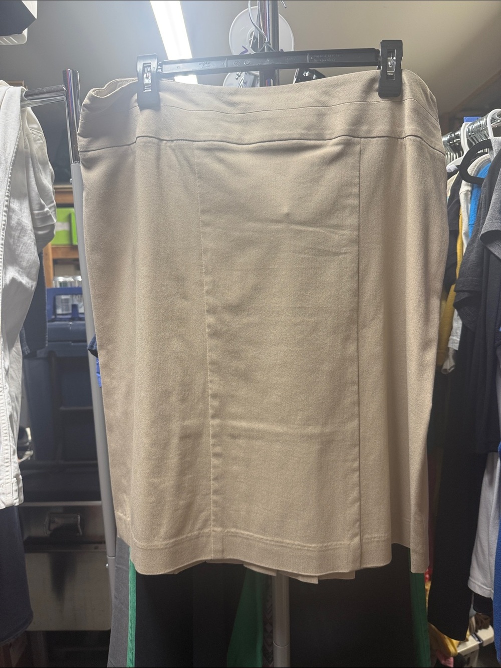 Style & Co. Beige Knit Pencil Skirt